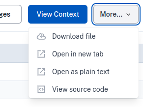 More dropdown